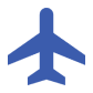accidental death travel insurance blue plane icon